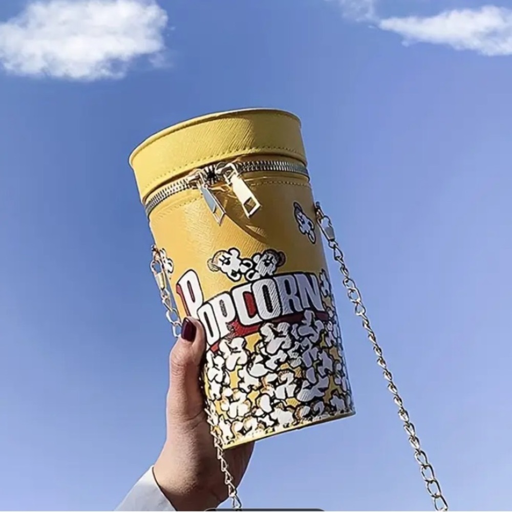Yellow Popcorn Bucket Bag
